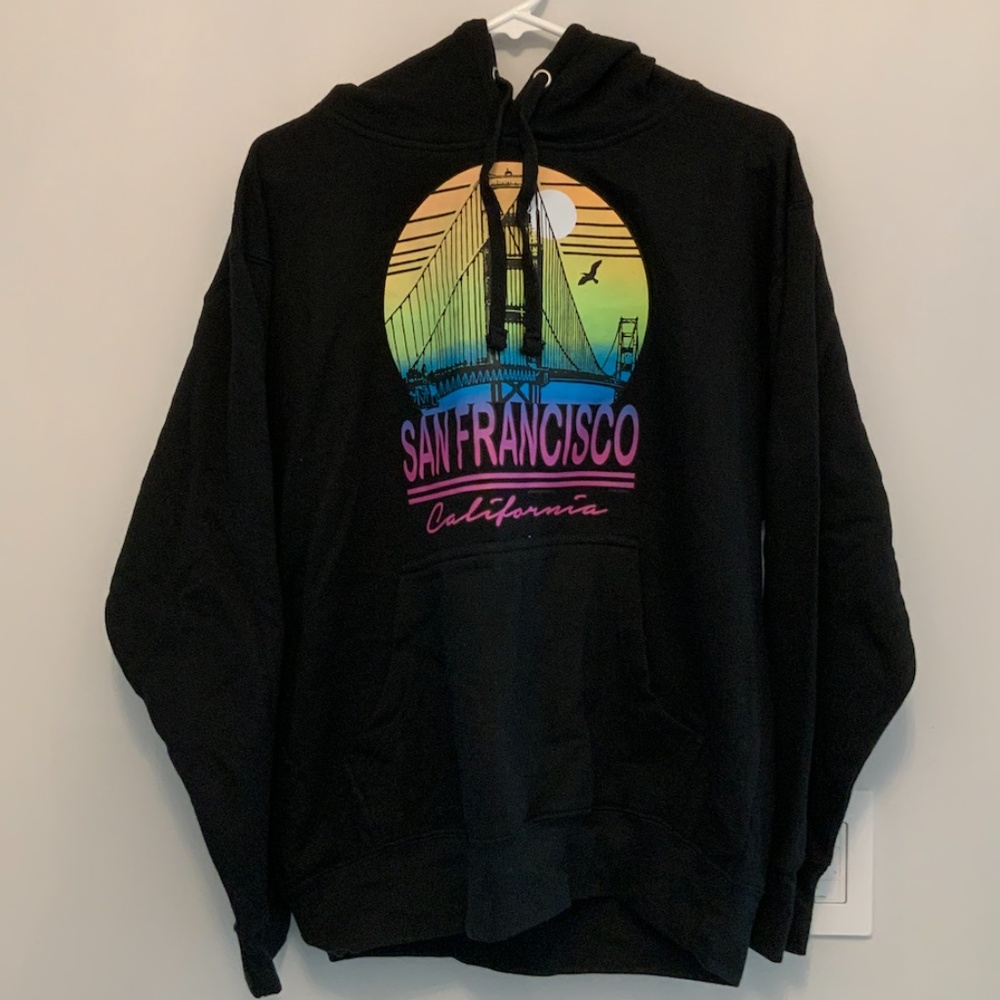 Black Hoodie with San Francisco logo